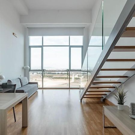 Ferienwohnung Duplex Loft Apartamento Con Parking Gratis Valencia Exterior foto